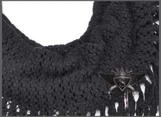 WS212 Black Tassel Multipurpose Women Neck Warmers Shawl Scarves Wrap 
