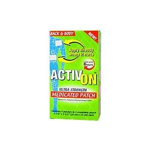  ActivOn Ultra Strength Medicated Patch for Back and Body 