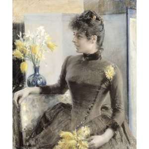   oil paintings   Albert Edelfelt   24 x 28 inches   Pastel Home