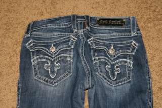 Rock Revival Deborah Womens Denim Jeans Buckle Sz 30 x 30  