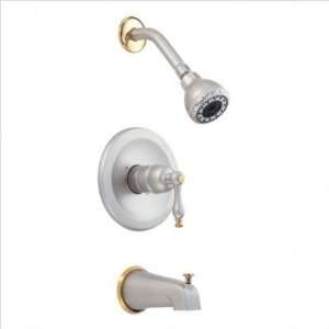   Satin Nickel and Polished Brass, Valve Not Included