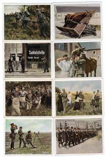 Eight 1937 World War 1 Scene Cards  