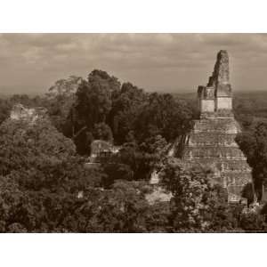  Temple 1 Stands in the Forest at Tikal National Geographic 