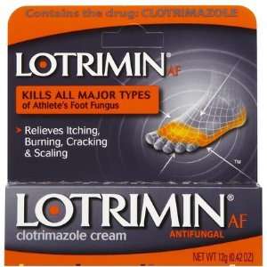 Lotrimin AF Athletes Foot Antifungal Cream 0.42 oz (Quantity of 4)