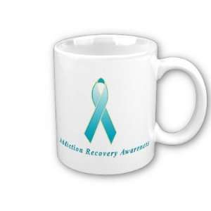 Addiction Recovery Awareness Ribbon Coffee Mug