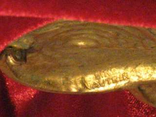 Line Vautrin broche bronze signée parlant lenfer dante  