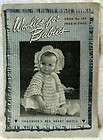 Vintage 1943 Woolies for Babies Book No. 197, Chadwick.​