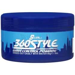 Lusters Scurl 360 Style Wave Control Pomade 3oz  