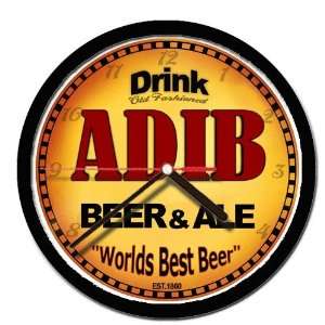  ADIB beer and ale wall clock 