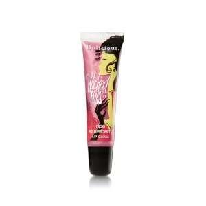   and Body Works Liplicious Wicked Kiss Strawberry Lip Gloss Beauty