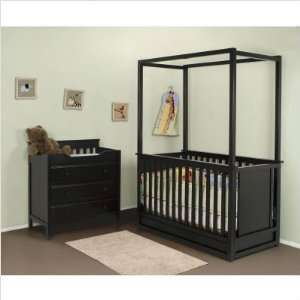  Bundle 51 Newhaven 4 in 1 Convertible Canopy Crib Nursery 