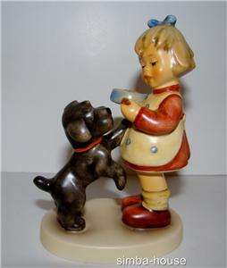 Hummel PUPPY PAUSE Girl Goebel Figurine #2032 Mint  