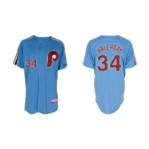  Wholesale Philadelphia Phillies #34 Roy Halladay Sky Blue 
