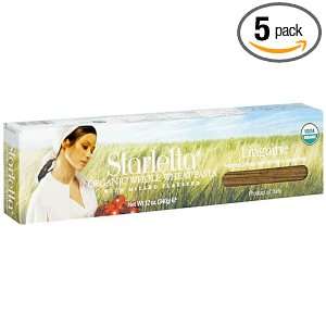 Starletta Organic Whole Wheat Linguine,16 Ounces Bag (Pack of 5 