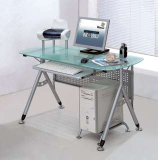 Modern Home Office Glass Computer Desk, #RT 3784 GLs  