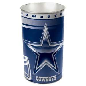  Dallas Cowboys NFL Tapered Wastebasket (15 Height 