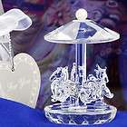 20 Choice Crystal Collection Carousel Christening / Baby Shower Favors 
