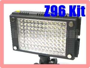 Video Light HDV Z96 96 LED DV Camcorder Lighting Kit  
