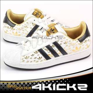 Adidas Superstar 2W White/Metallic Gold Sports Heritage G50130  