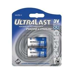  Ultralast Cr2 Photo Lithium Battery 2 Pack Advanced Technology 