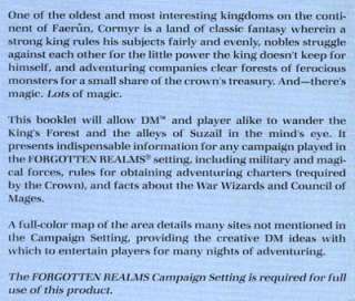 AD&D D&D TSR Module CORMYR wMAP 9410 EXC Forgotten Realms Dungeons 