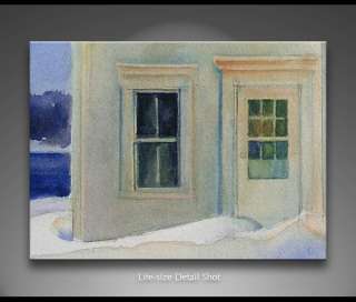 Winter Light Maine Fine Art Landscape Painting Bechler  