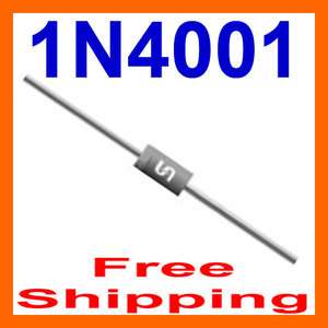25 x 1N4001 4001 1A 50V Silicon Rectifier Diode     