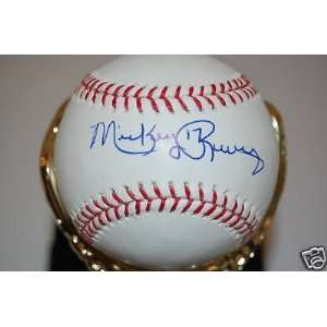  Mickey Rivers Autographed Baseball   Autographed Baseballs 
