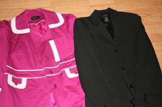 pink jacket with withe accents the limited small black blazer
