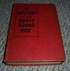   Mystery of the Brass Bound Box Howard Garis RICK & RUDDY SERIES HC