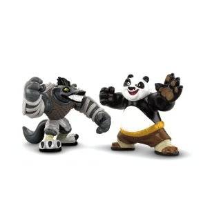 Fisher Price Kung Fu Panda 2 Po and Wolf Boss Figure Pack
