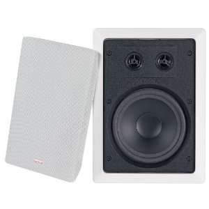   Weather Resistant In Wall Speaker (8 ohms 100 watts RMS) White (Paint