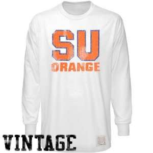 Original Retro Brand Syracuse Orange White Vintage Throwback Team Logo 