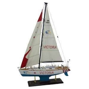  Wooden VICTORIA Sailboat Model