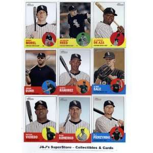 2012 Topps Heritage Chicago White Sox Base Team Set (Sealed)  11 Cards 