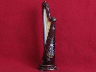 Bespaq Madeline Rose Chair Harp DOLLHOUSE #4445 #4445A  
