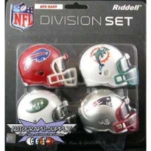  Riddell AFC East Division NFL Pocket Pro Revolution Helmet 