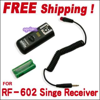 Wireless Yongnuo RF602 Camera Flash Sync Trigger Single Receiver for 