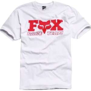 com Fox Racing Daytona Retro Mens Short Sleeve Casual Shirt   White 