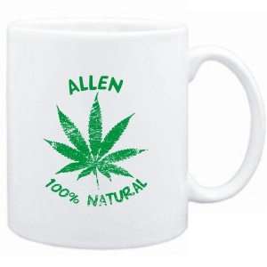  Mug White  Allen 100% Natural  Male Names Sports 