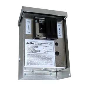   One Circuit Generator Transfer Switch for generators up to 2500 watts