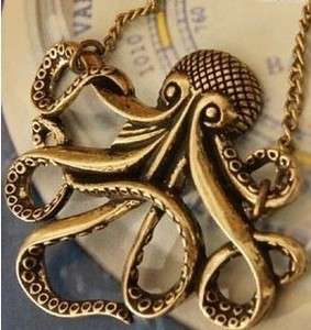 Gk4676 New Fashion Jewelry Retro Pirates of the Caribbean Octopus 
