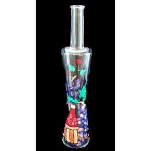 Wine Festival Design   Hand Painted   All PurposeV Bottle   16 oz.with 