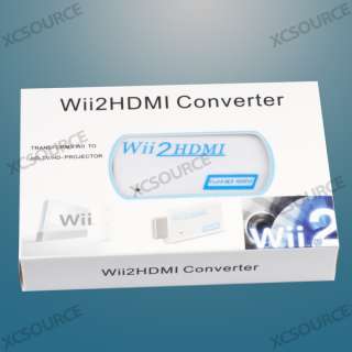 For Wii HDMI 720P 1080P 480i HD By Pass Converter Adapter box GA57 