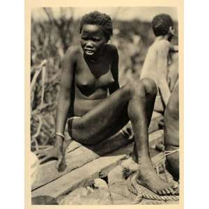  1930 Africa Nuer Girl Sudan African Hugo Bernatzik 