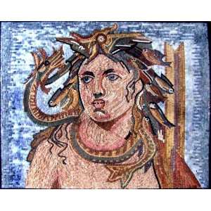  26x40 Medusa Art Tile Mosaic Wall Or Floor Or Pool 