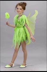 Tinkerbell Neverland Fairy Wings Girls Child Costume  