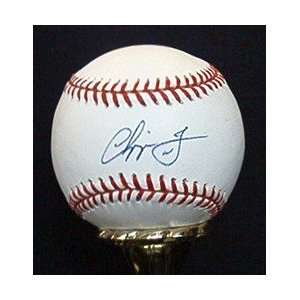 Chipper Jones Autographed Baseball   Autographed Baseballs 