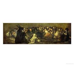 Witches Sabbath (Acquelarre) Giclee Poster Print by Francisco de Goya 