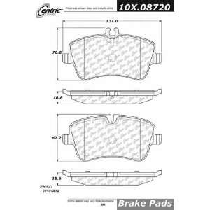  Centric Parts 100.08720 Original Equipment Formula Brake 